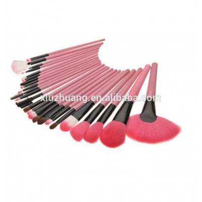 Fancy price pink handle makeup brush set